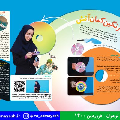 آزمایش علمی رنگین کمان آتش